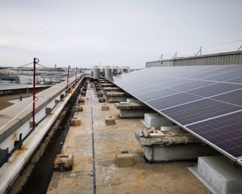 ปรับปรุงน้ำรั่วซึมบริเวณชั้นดาดฟ้าอาคาร OFFICE สำนักงาน (1)