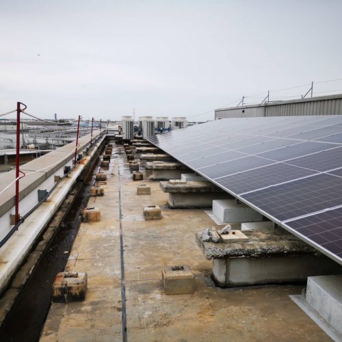 ปรับปรุงน้ำรั่วซึมบริเวณชั้นดาดฟ้าอาคาร OFFICE สำนักงาน (1)