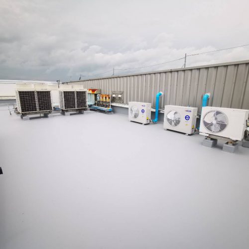 ปรับปรุงน้ำรั่วซึมบริเวณชั้นดาดฟ้าอาคาร OFFICE สำนักงาน (13)