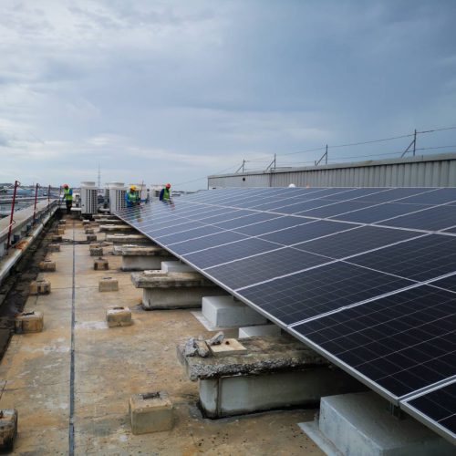 ปรับปรุงน้ำรั่วซึมบริเวณชั้นดาดฟ้าอาคาร OFFICE สำนักงาน (5)